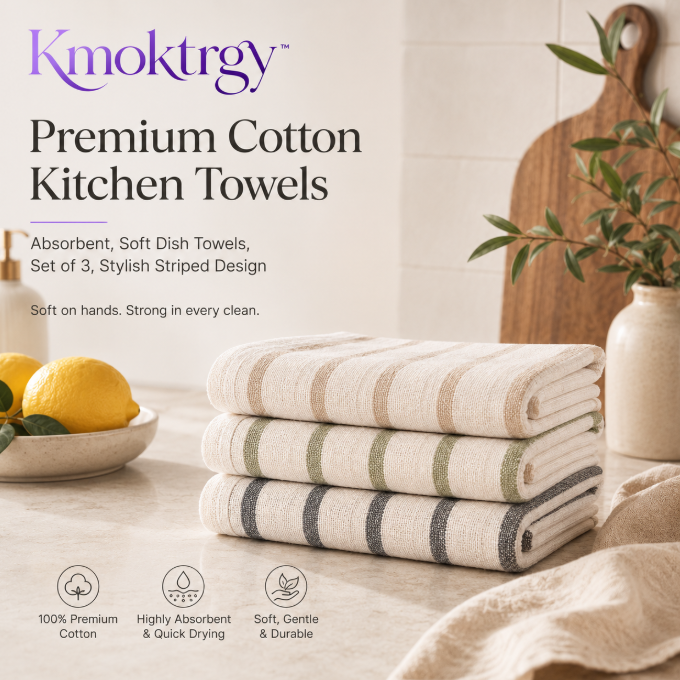 Kmoktrgy™ Premium Cotton Kitchen Towels