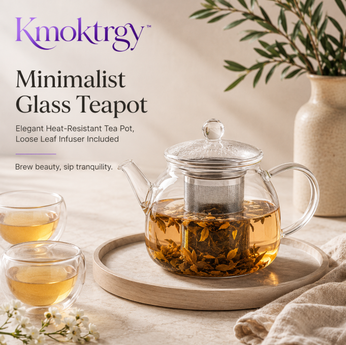 Kmoktrgy™ Minimalist Glass Teapot